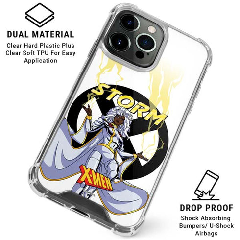 Marvel X-Men Storm iPhone 15 Pro Clear Case